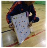 Tablica taktyczna do piłki nożnej 60 x 45 z magnesami