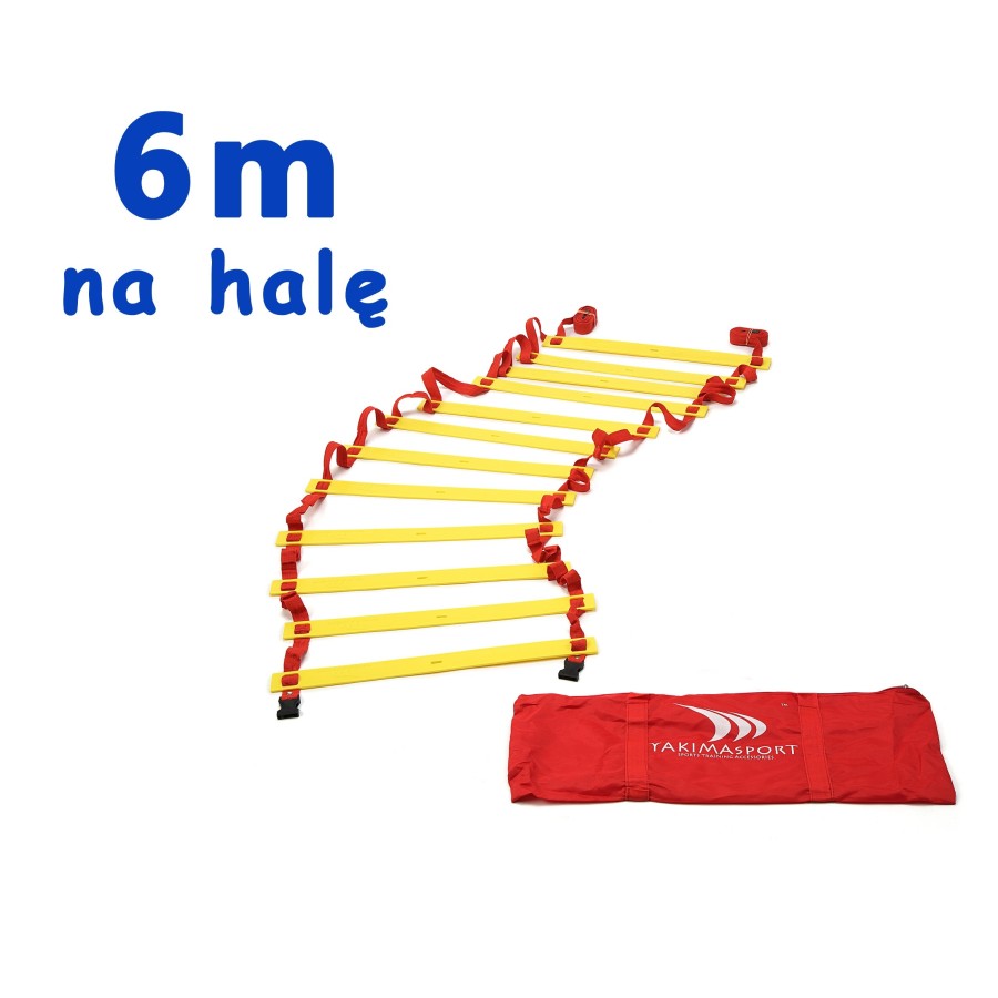 Drabinka koordynacyjna gumowa INDOOR 6m.